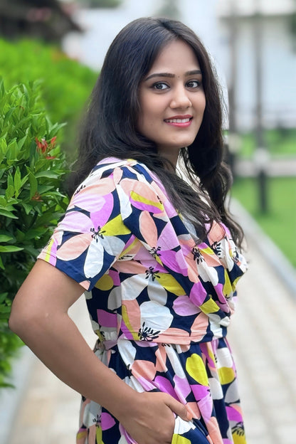 Bloomora (Zipless Maternity Shawl)