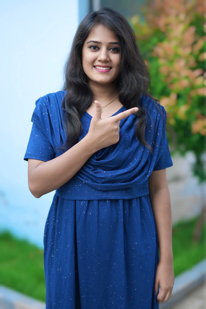 Glintora (Zipless Maternity Shawl)