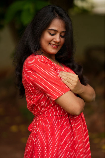Pre Book - Ruby Dot (ZIPLESS MATERNITY)