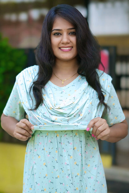 LuxeMint (Zipless Maternity Shawl)