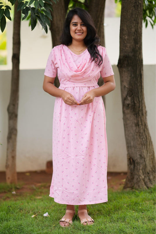 CherryPink (Zipless Maternity Shawl)