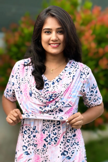 Pinkora (Zipless Maternity Shawl)