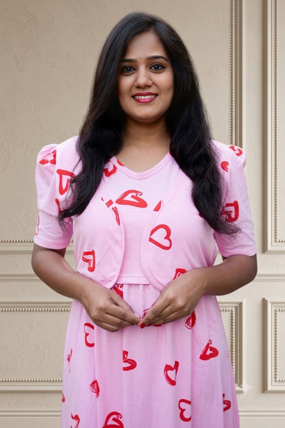 MATERNITY ATTACHED COAT (Cupid)