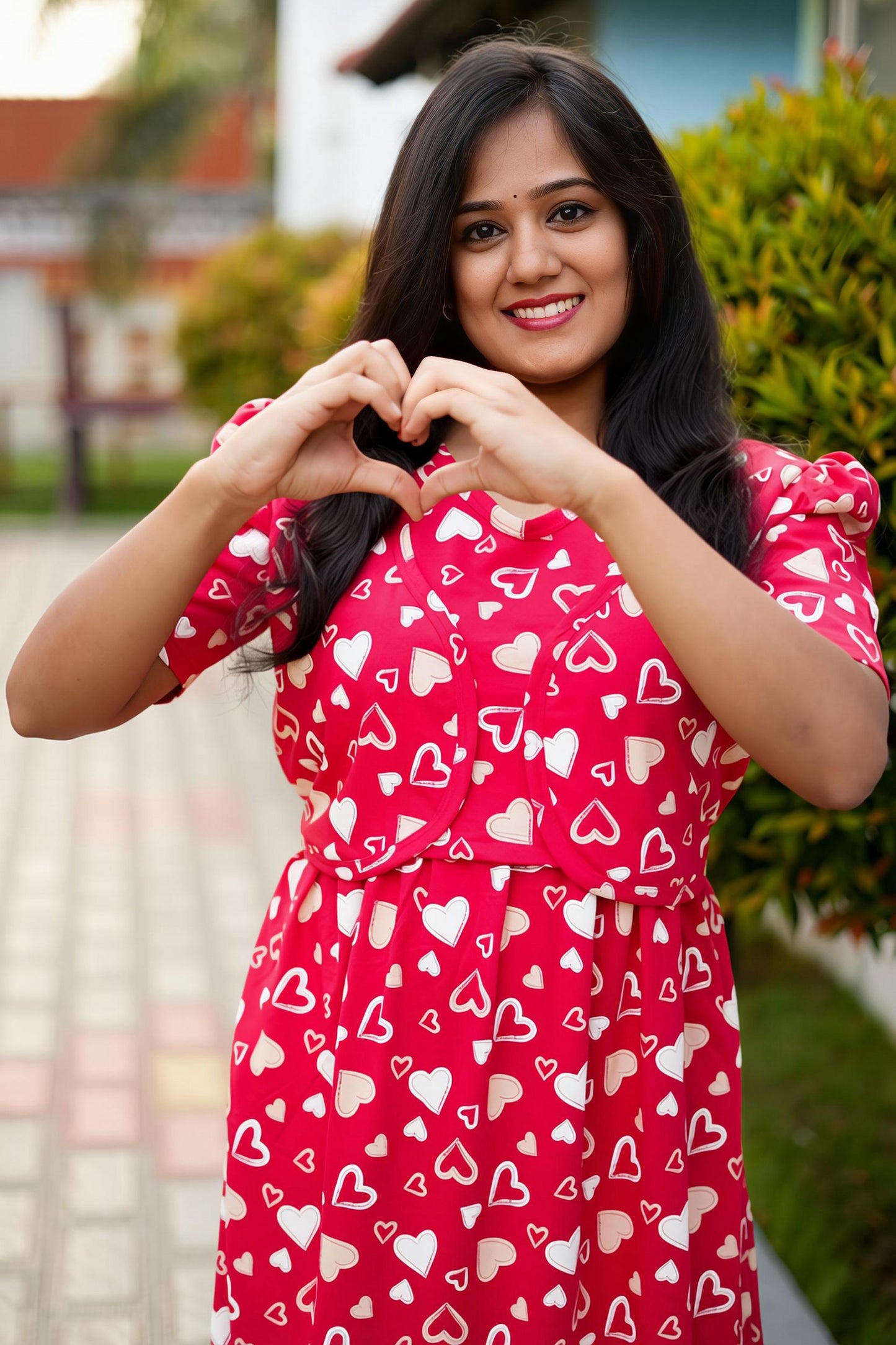 MATERNITY ATTACHED COAT (Heartful)