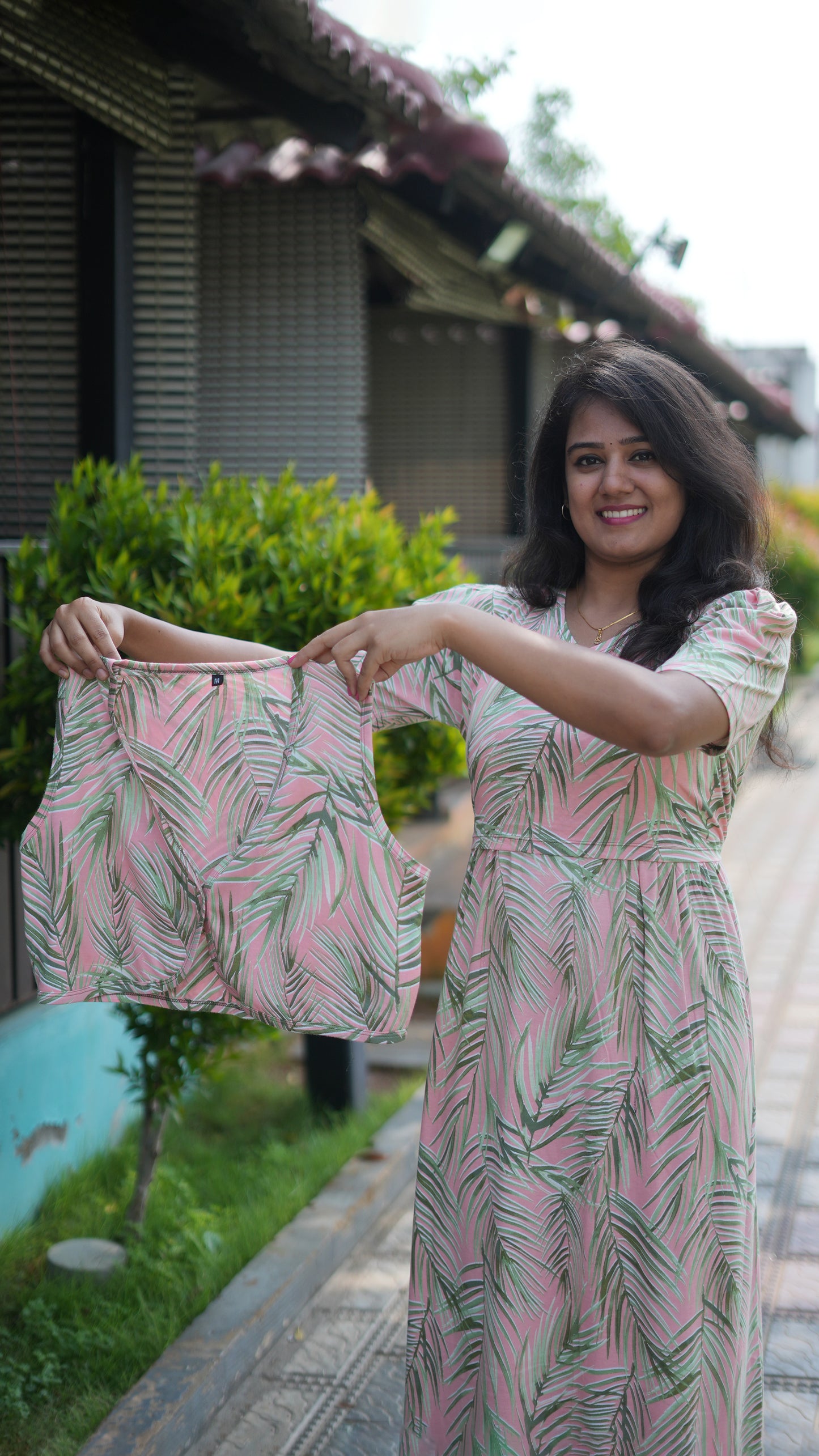 MATERNITY REMOVABLE COAT (RoséLeaf)