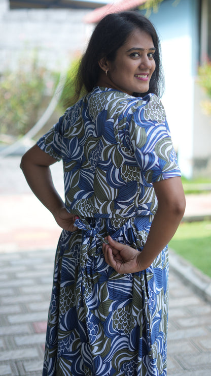 MATERNITY REMOVABLE COAT (BlueMystique)