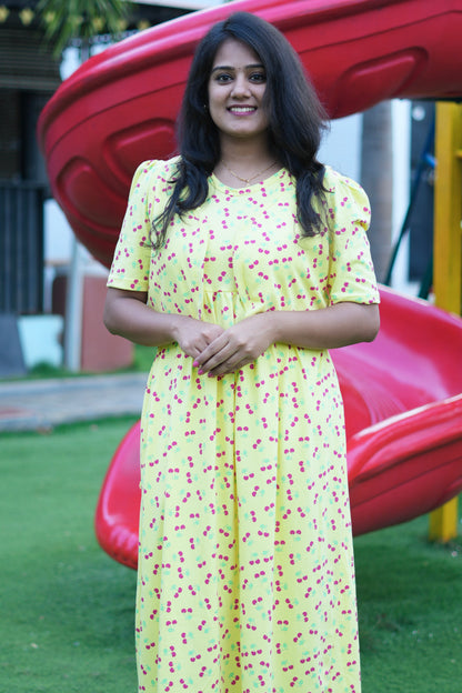 Lemon Luxe (CASUAL LOUNGEWEAR COAT)