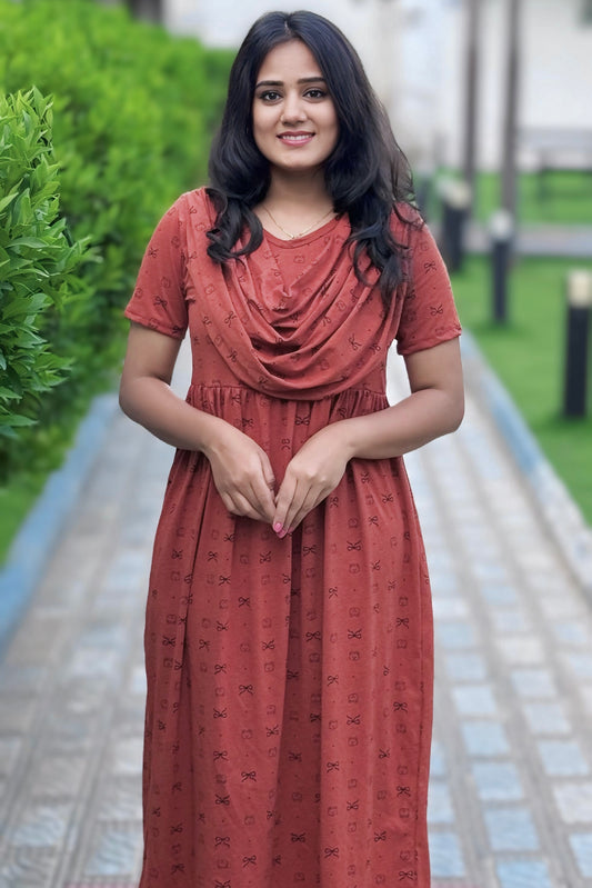 RUSTIC CHARM (Casual Loungewear Shawl)