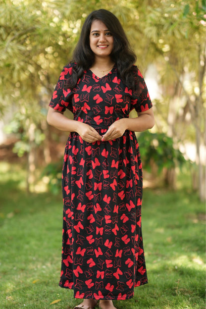 Red Noir Butterfly (Feeding Cover)