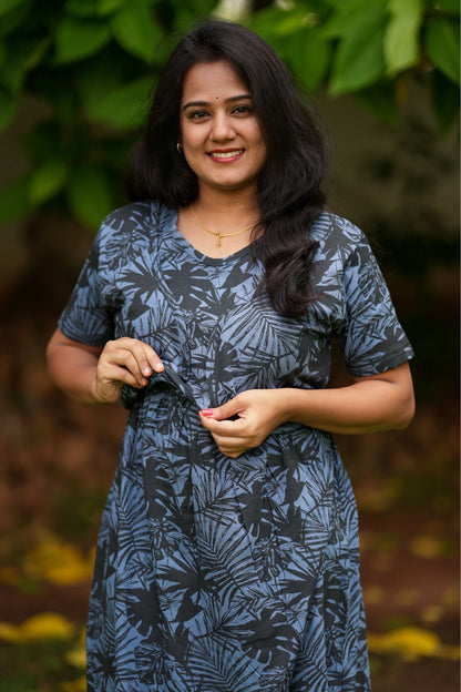 Pre Book - MATERNITY ATTACHED COAT (Mystic Leaf)