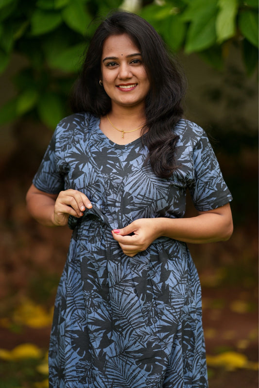 MATERNITY ATTACHED COAT (Mystic Leaf)