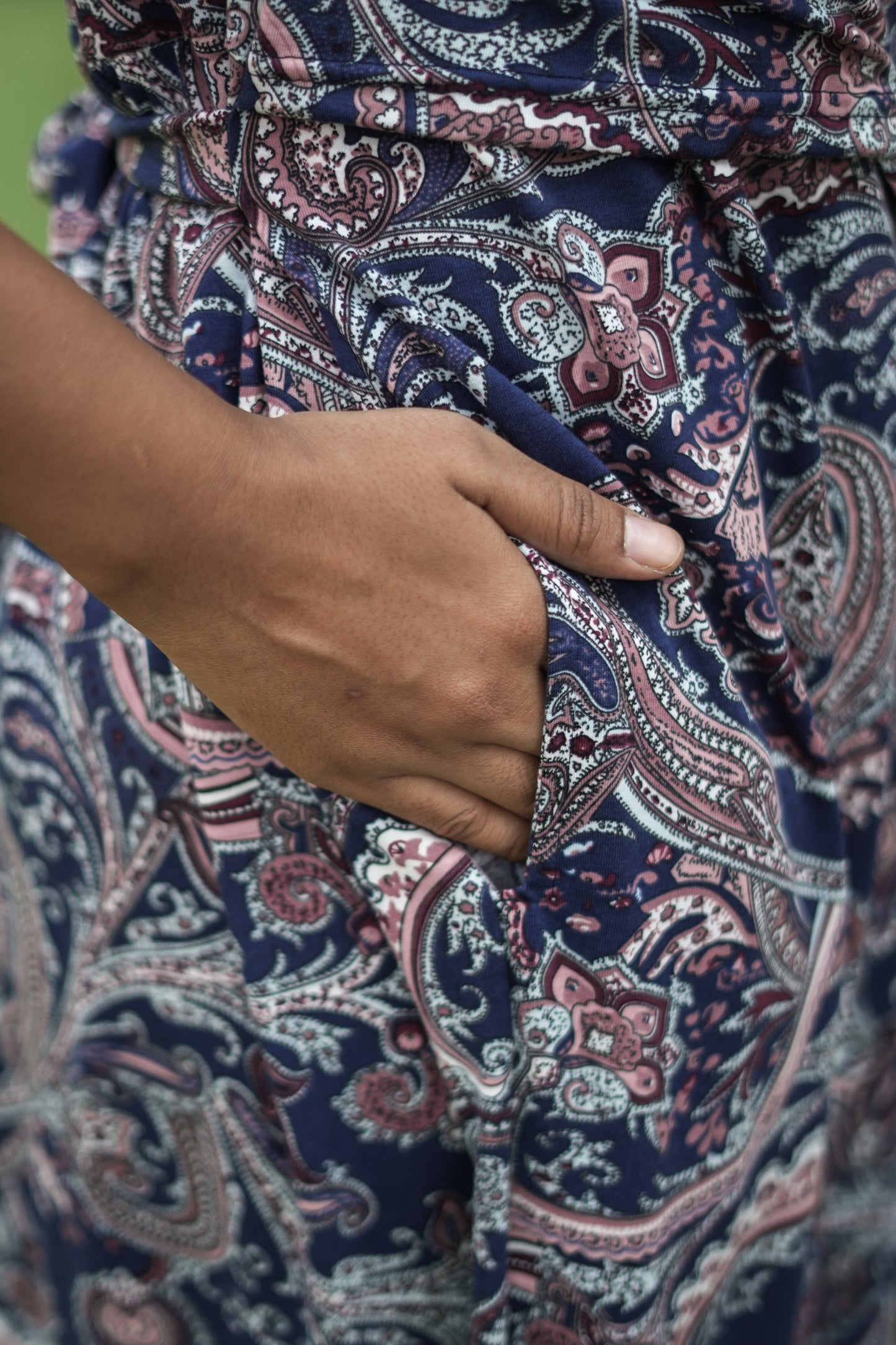 Royal Paisley  (Zipless Maternity)