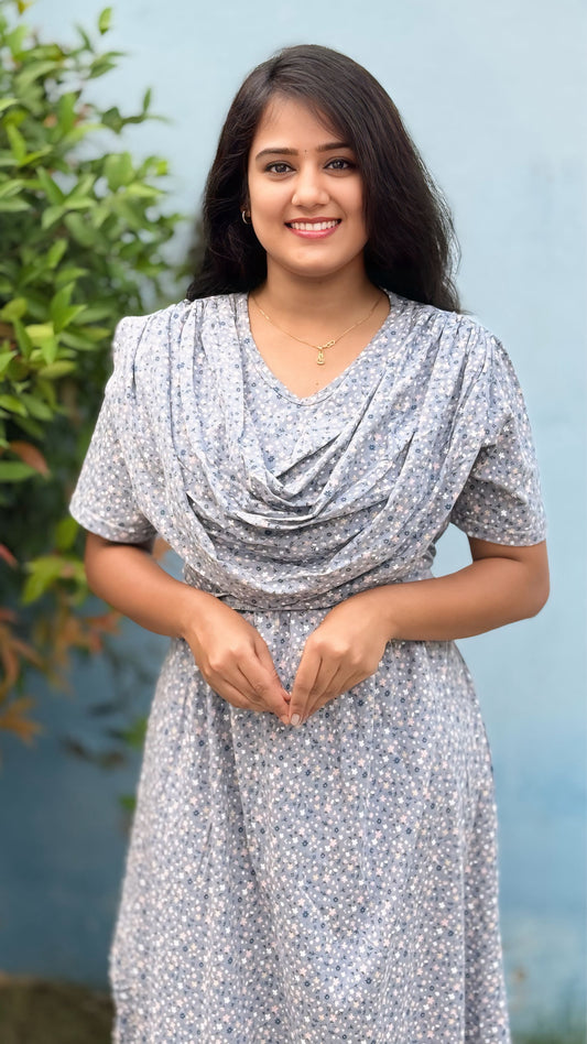 Elvessa (Zipless Maternity Shawl)