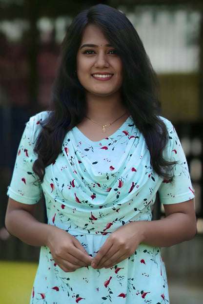 Orchid (Zipless Maternity Shawl)