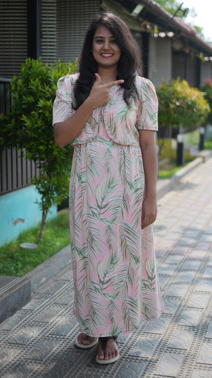 MATERNITY REMOVABLE COAT (RoséLeaf)