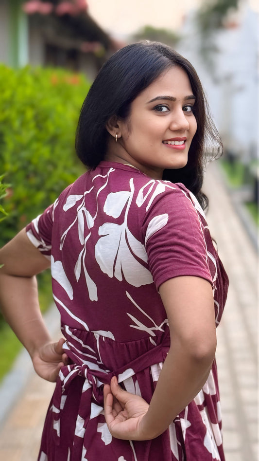 Merun Rosavine (Zipless Maternity Shawl)