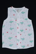Muslin Frock Front Open
