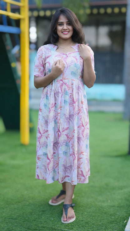 Maternity Cotton Kurti (Ethereal)