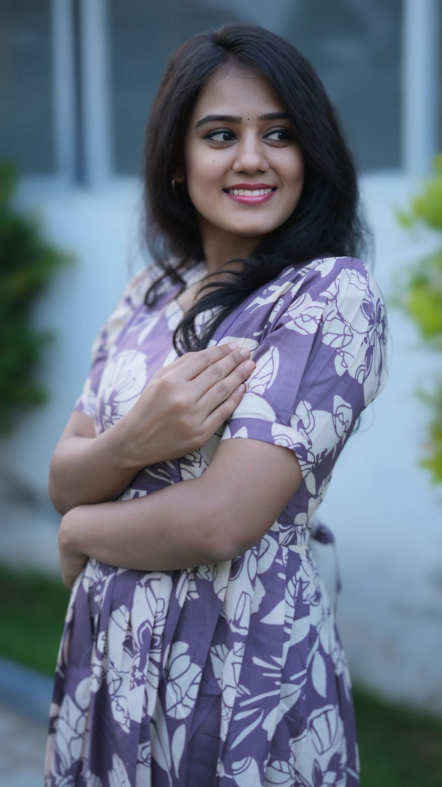 Maternity Cotton Kurti (LavishLavender)