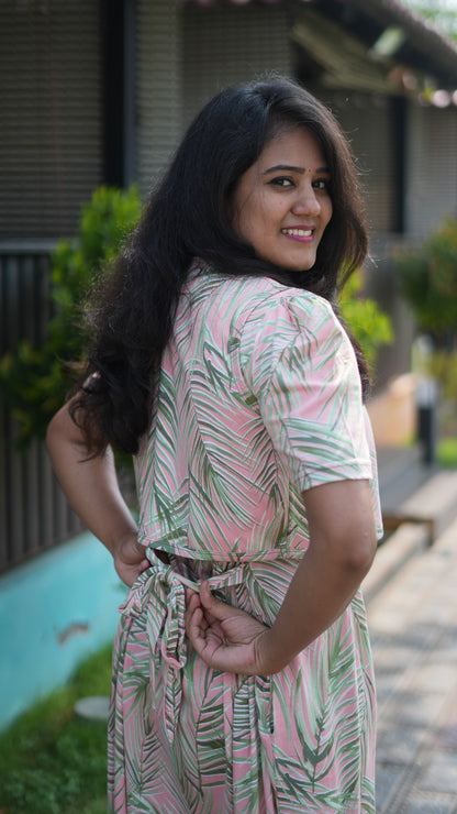 MATERNITY REMOVABLE COAT (RoséLeaf)