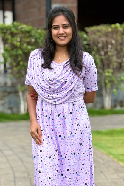 Zipless Maternity Shawl