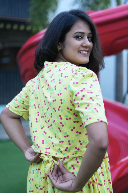 Lemon Luxe (CASUAL LOUNGEWEAR COAT)