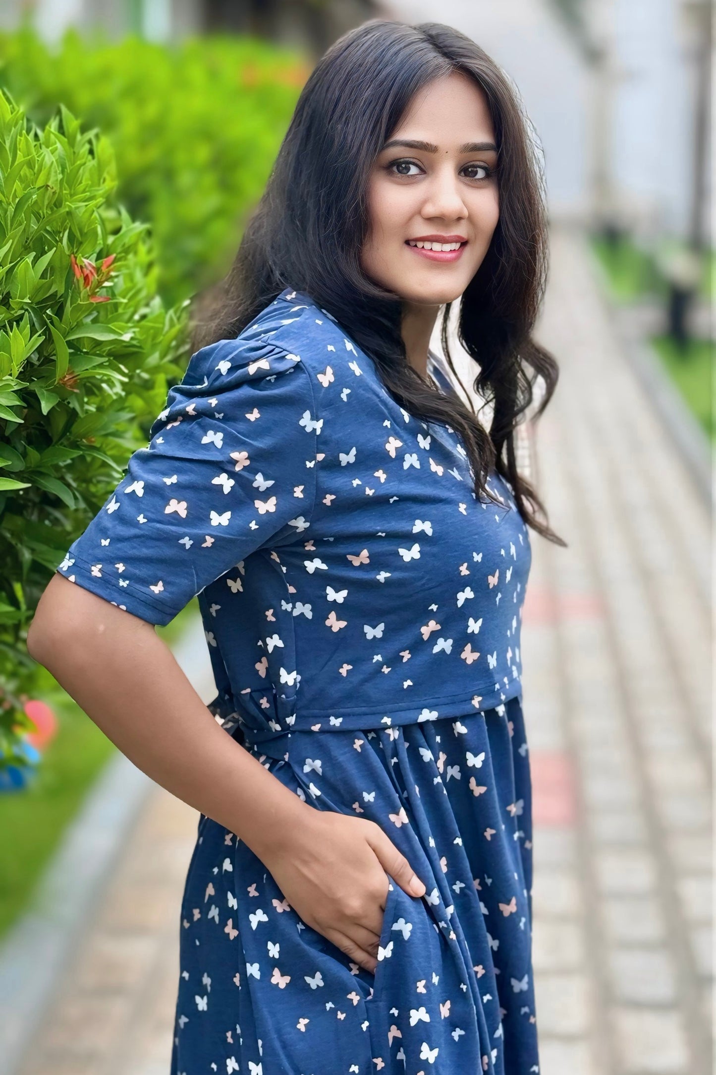 BUTTERFLY BLEUORA (ZIPLESS MATERNITY)