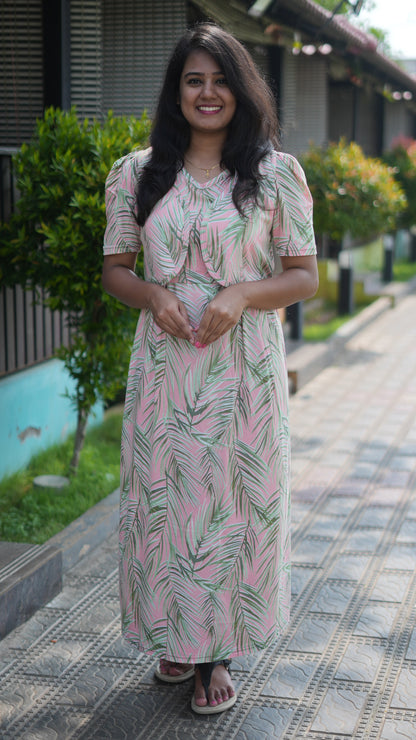 MATERNITY REMOVABLE COAT (RoséLeaf)