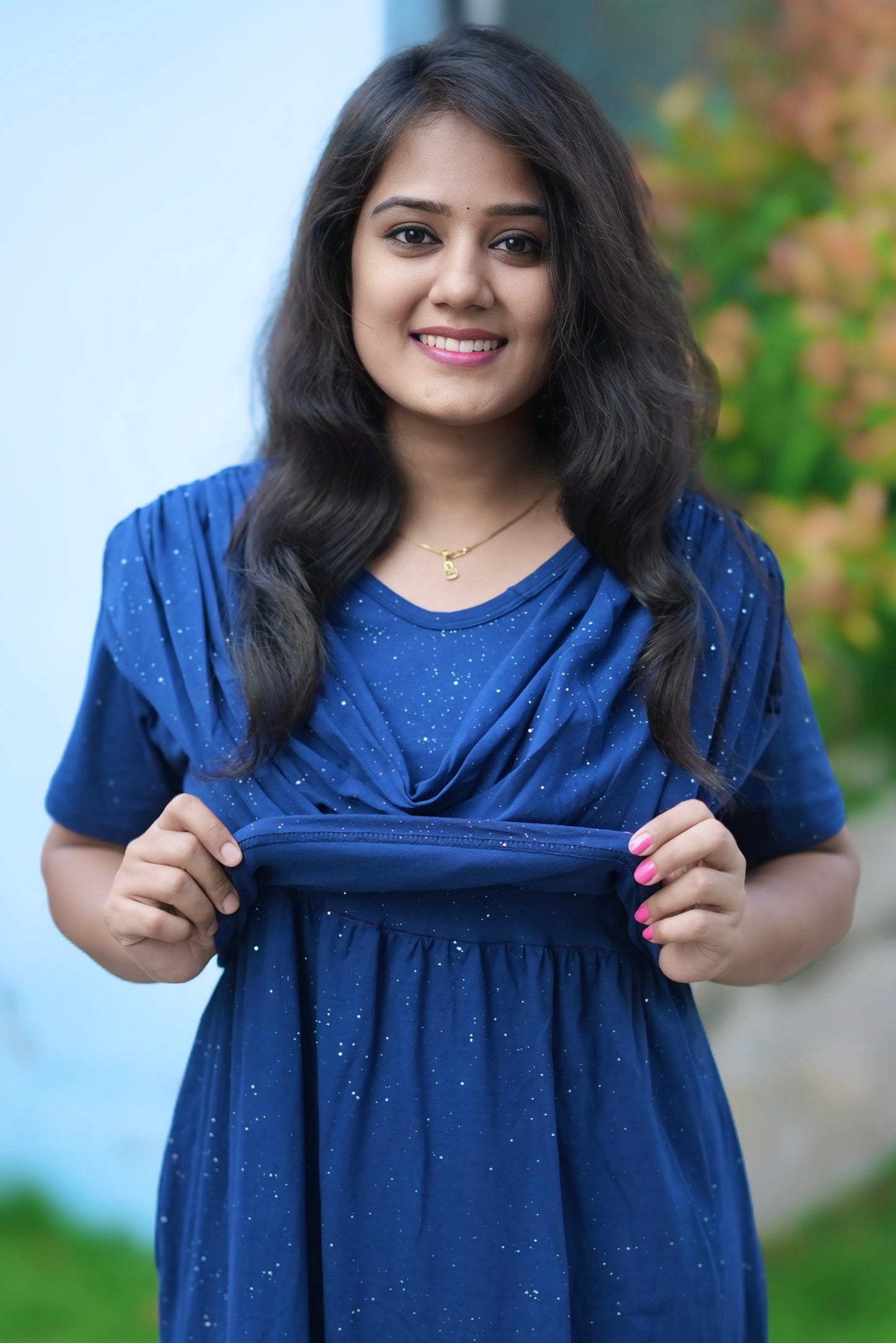 Glintora (Zipless Maternity Shawl)