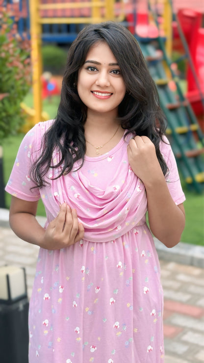 Pink Whisper (Casual Loungewear Shawl)