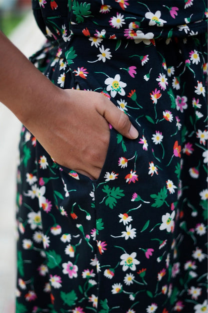 MATERNITY ATTACHED COAT (Petal Paradise)