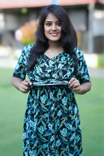 LeafVogue (Zipless Maternity Shawl)