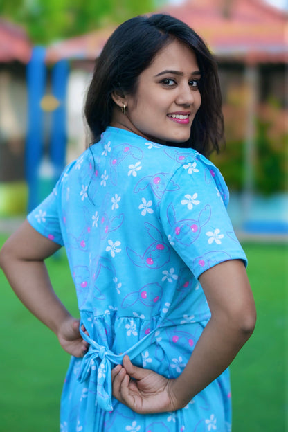 LunaBlu (Zipless Maternity Shawl)