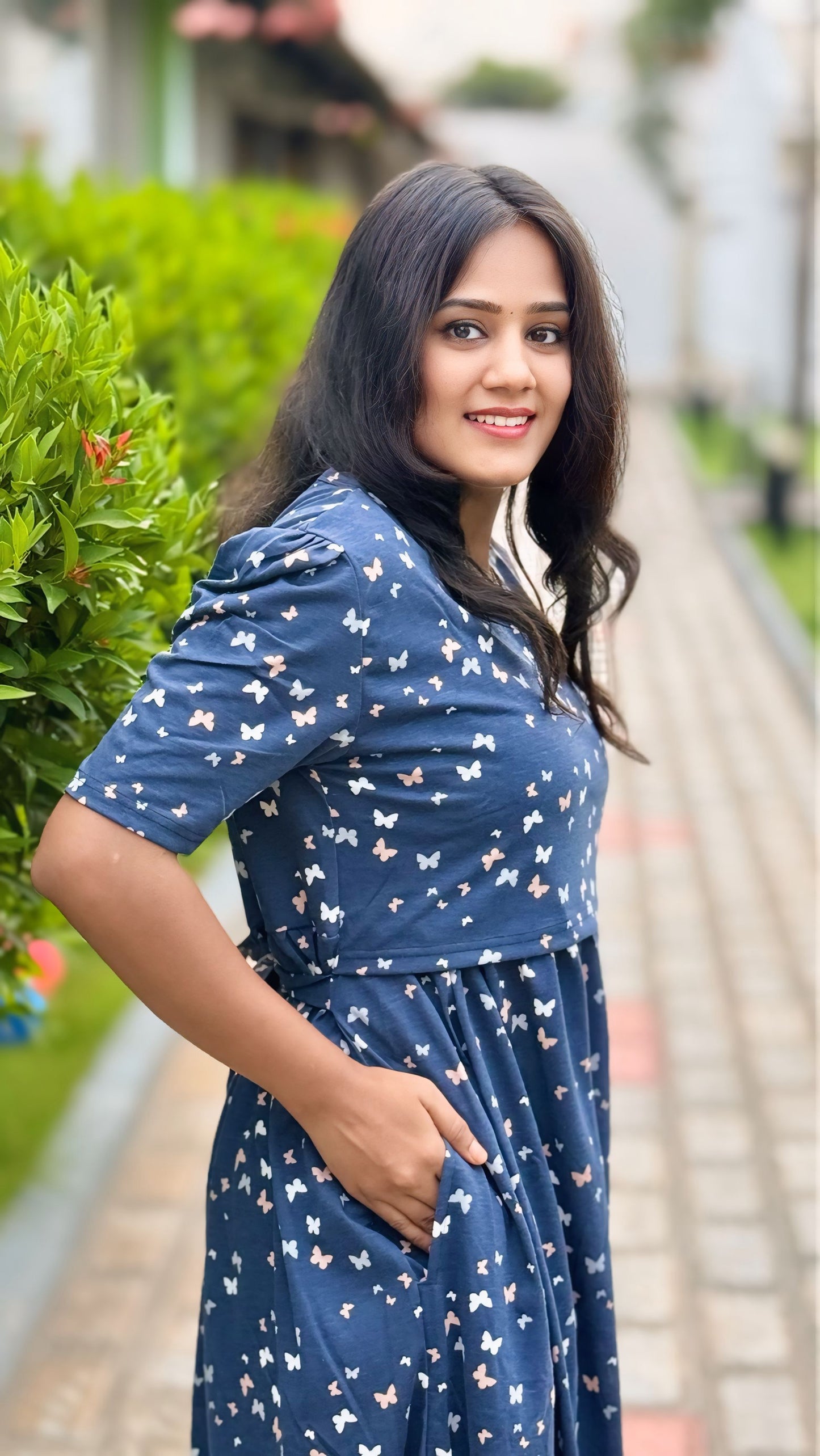 BUTTERFLY BLEUORA (ZIPLESS MATERNITY)