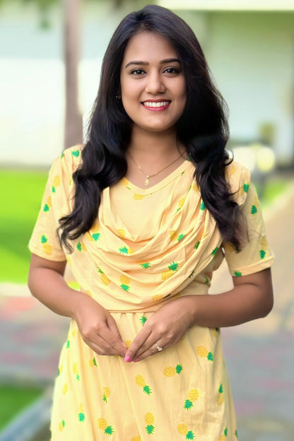 PineGlow (Zipless Maternity Shawl)