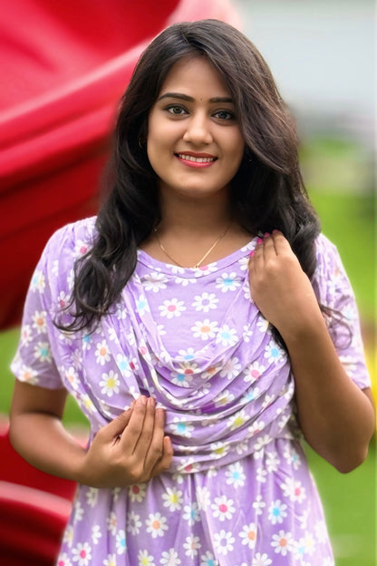 Zipless Maternity Shawl