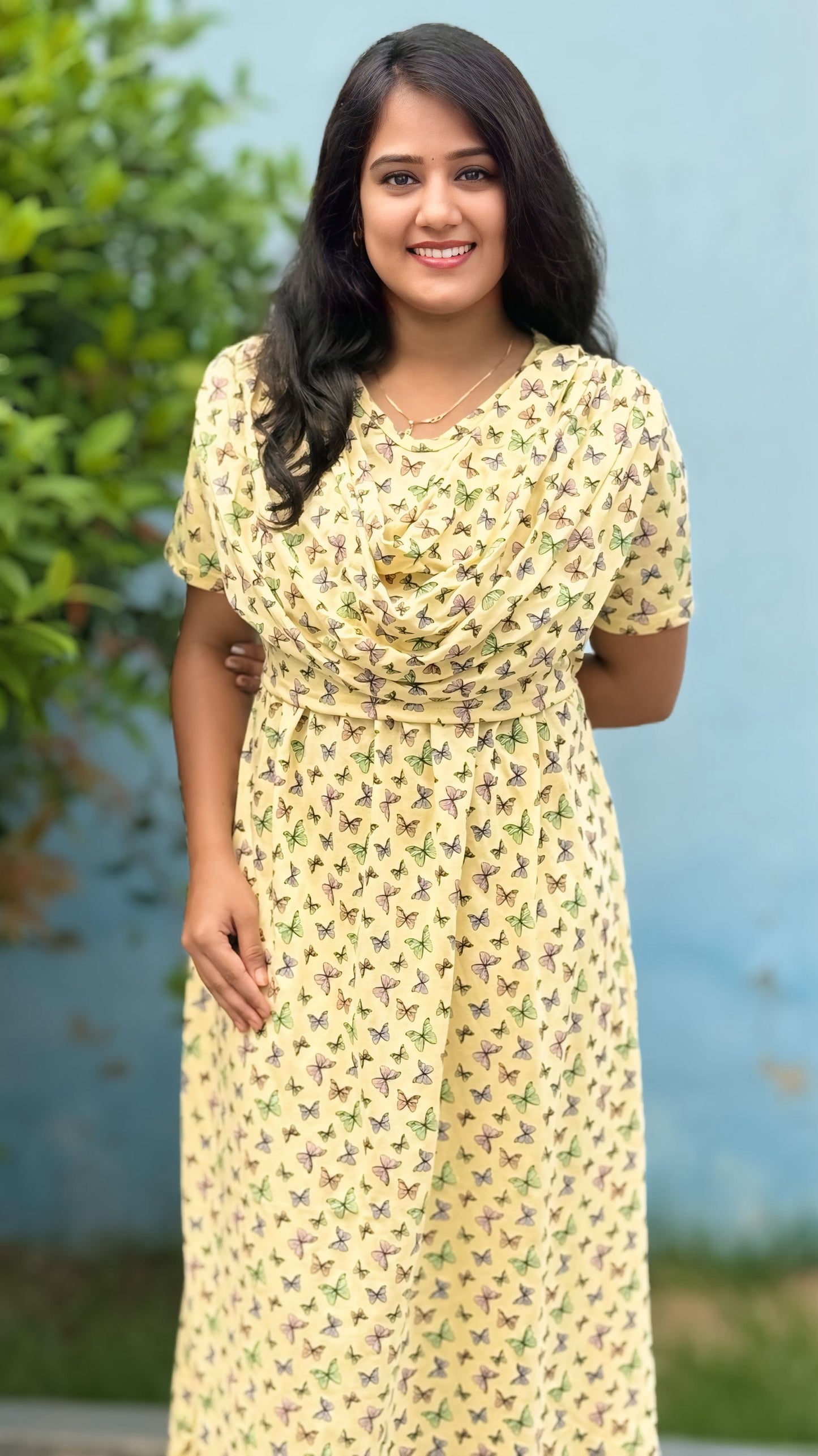 Florelle (Zipless Maternity Shawl)