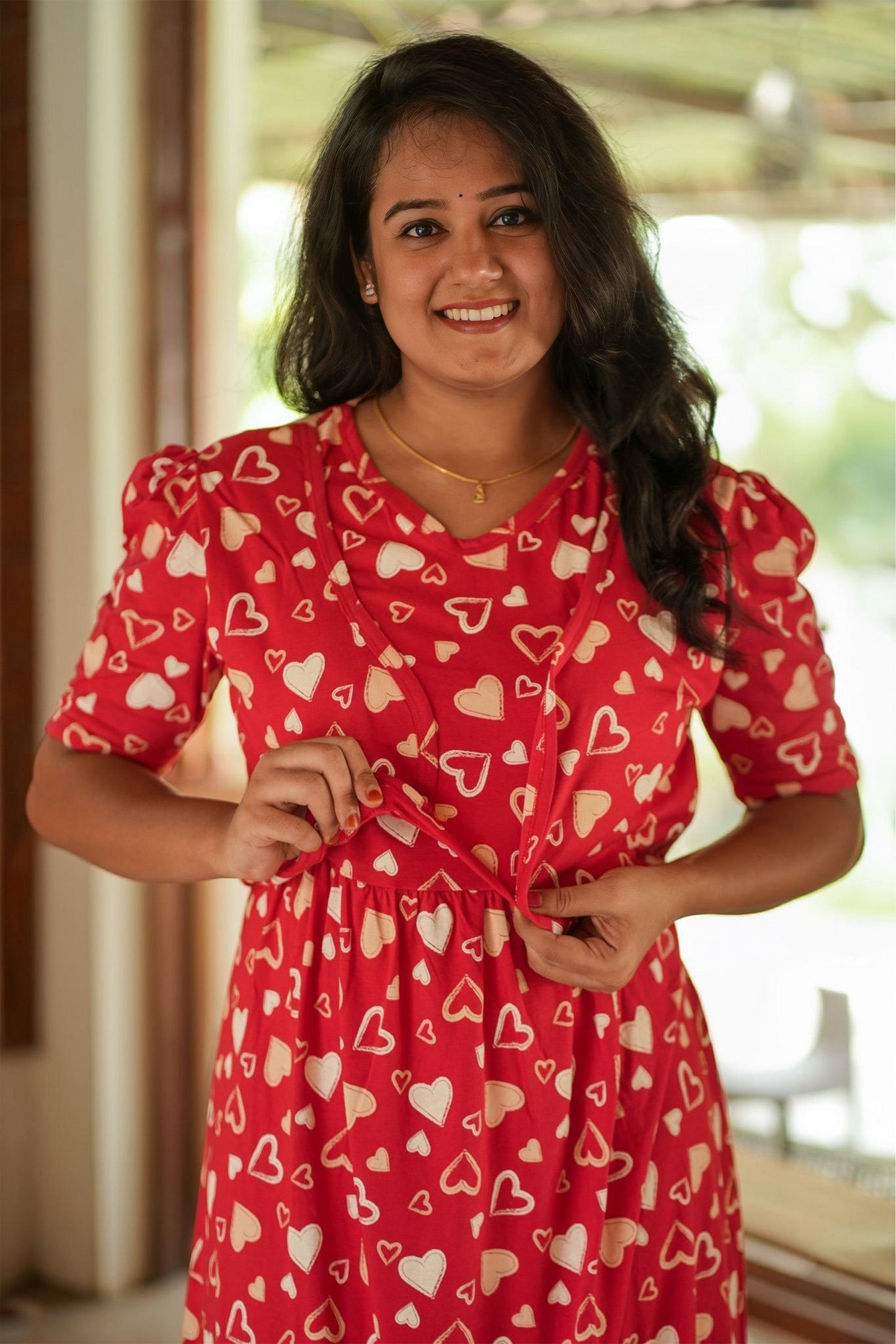 MATERNITY ATTACHED COAT (Heartful)