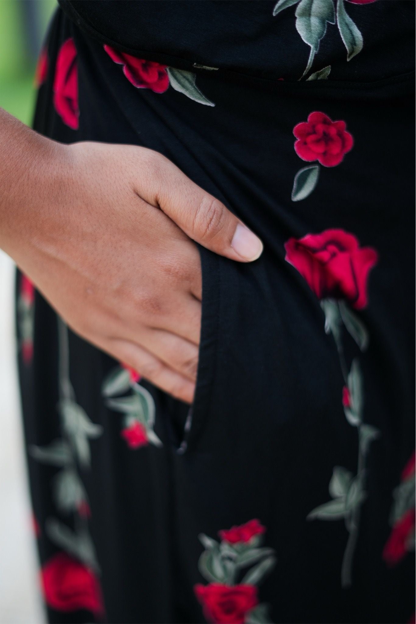 MATERNITY ATTACHED COAT (Dark Rose Charm)