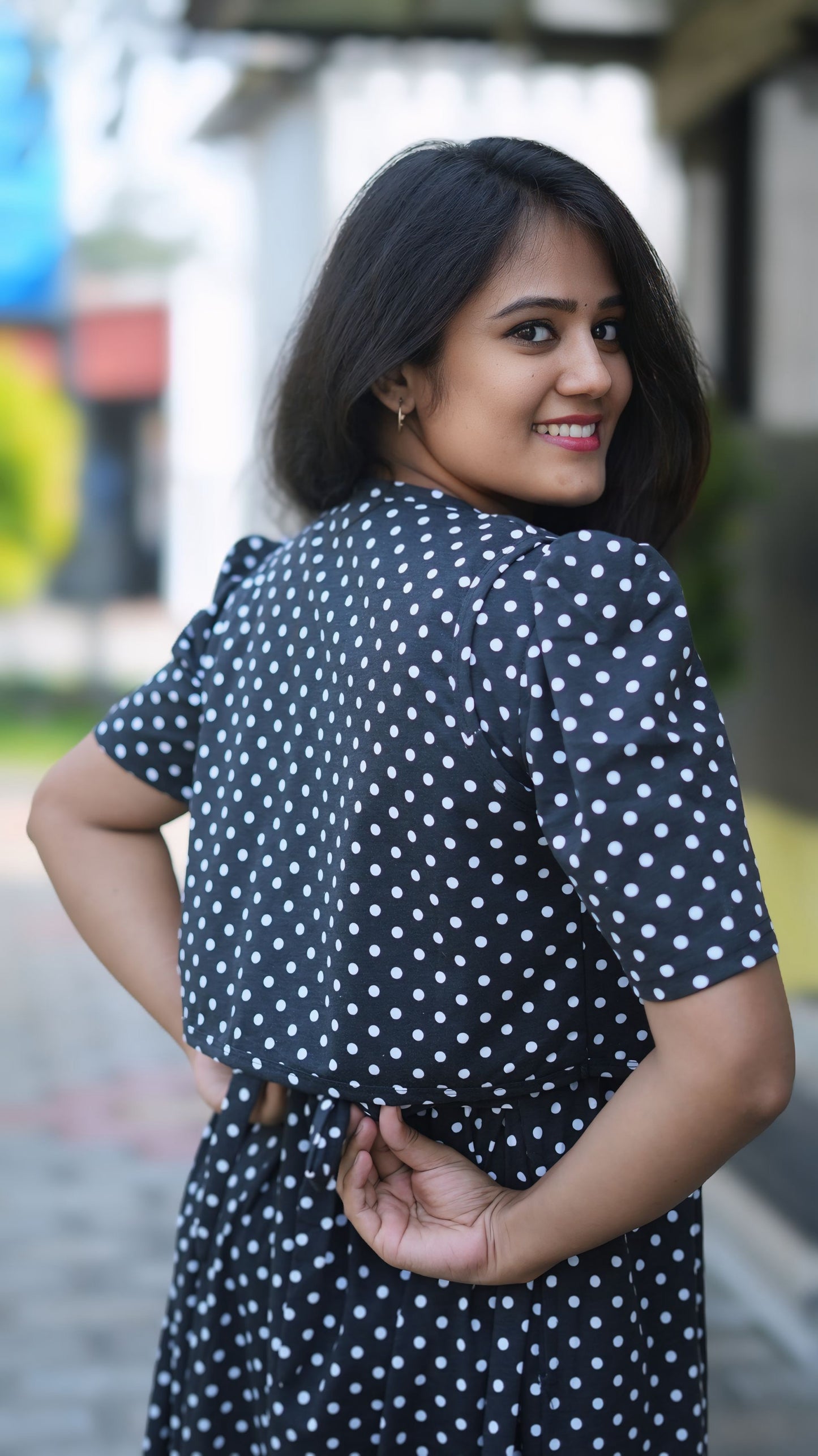 MATERNITY COAT (ClassicPolka)