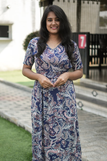 Royal Paisley  (Zipless Maternity)