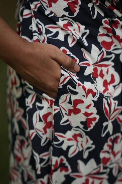 Floral Noir  (Zipless Maternity)