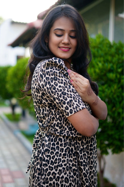 MATERNITY ATTACHED COAT (Wild Elegance)