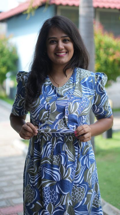 MATERNITY REMOVABLE COAT (BlueMystique)