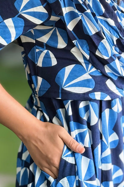 BLUVIA (Zipless Maternity Shawl)