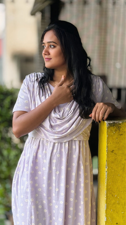 Lilyblush (Zipless Maternity Shawl)