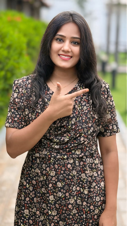 Ebonella (Zipless Maternity Shawl)