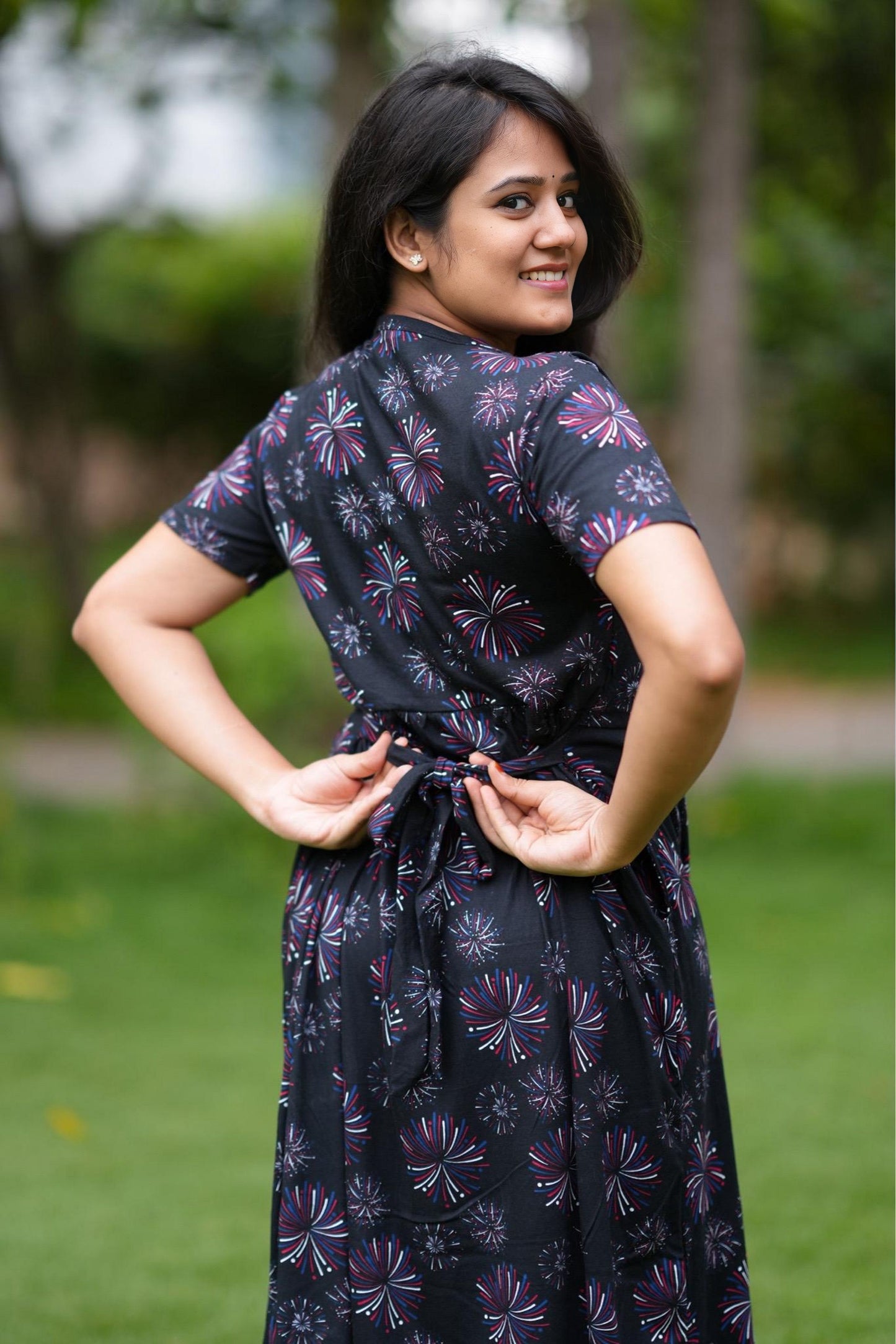 Galaxy Glow (Zipless Maternity Shawl)