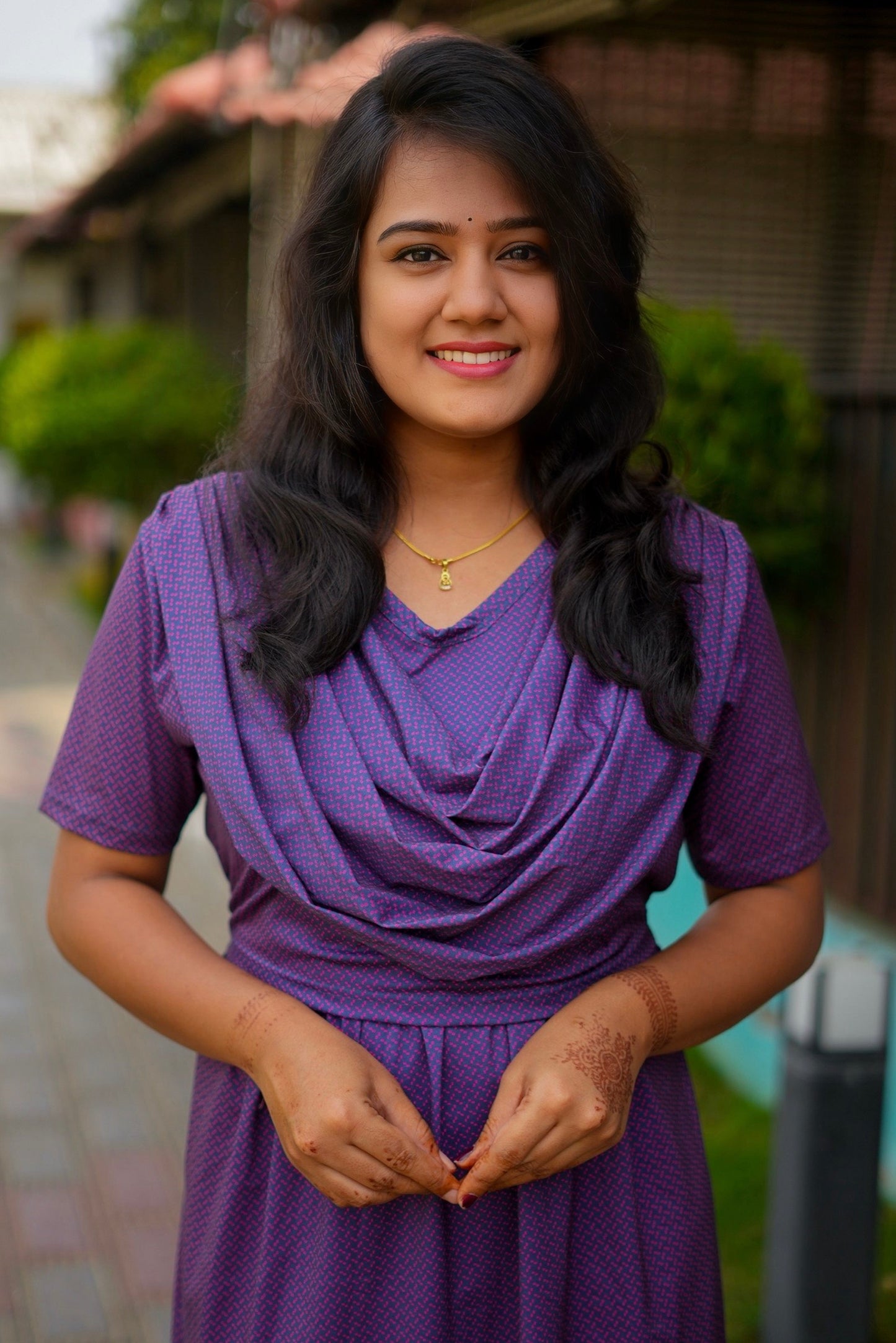 Amethyst (Zipless Maternity Shawl)