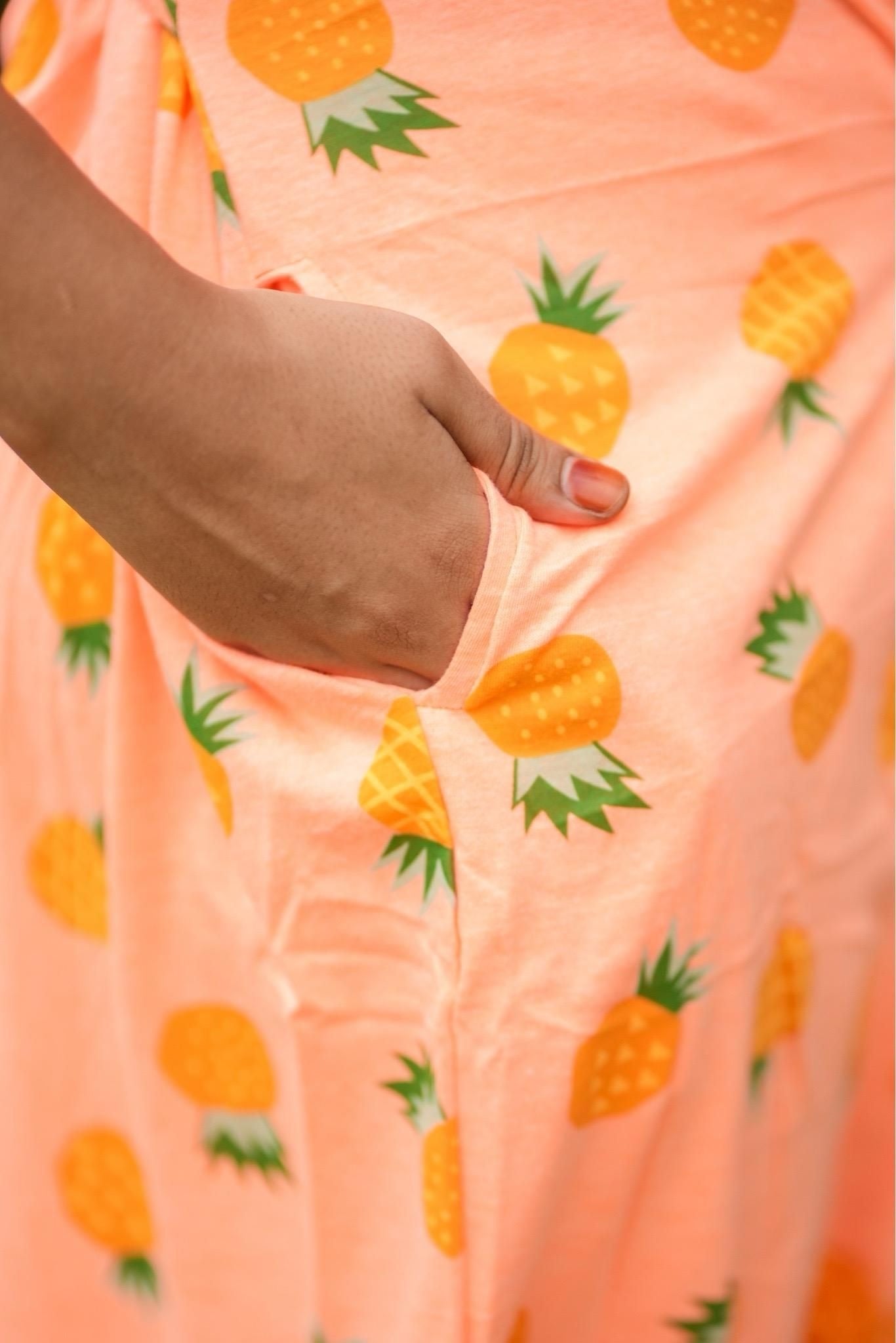 Pineapple Punch  (Zipless Maternity Shawl)